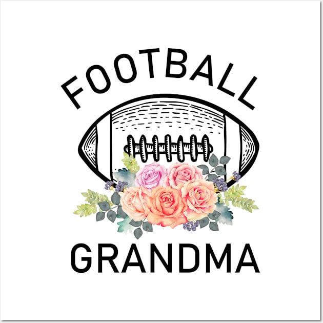 American Football Grandma Wall Art by LotusTee